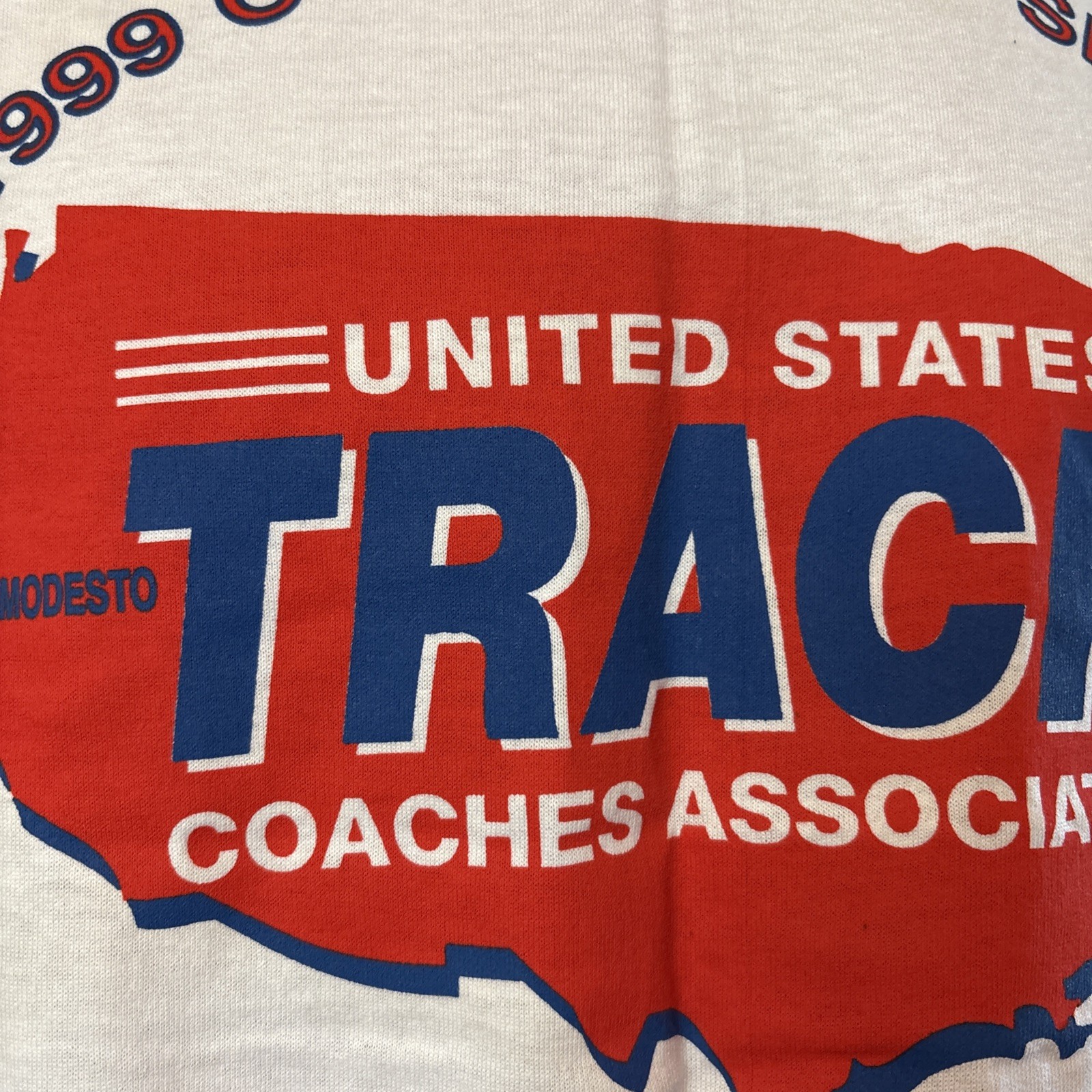 NEW Vintage 1999 Collegiate Series United States Track & Field Coaches Shirt M