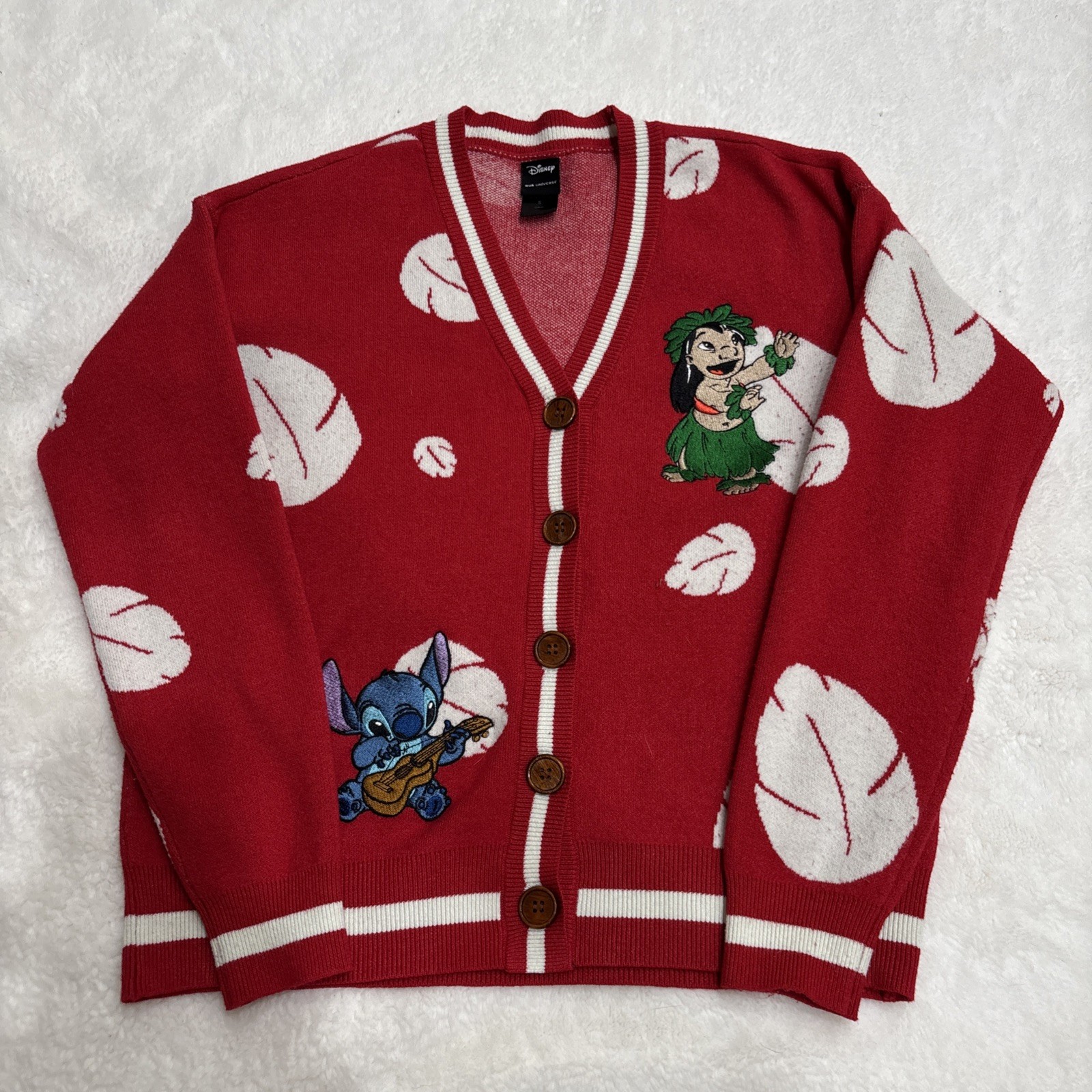 Disney Lilo & Stitch Cardigan Sweater Hawaii Aloha Boxlunch Cartoon Novelty Cute