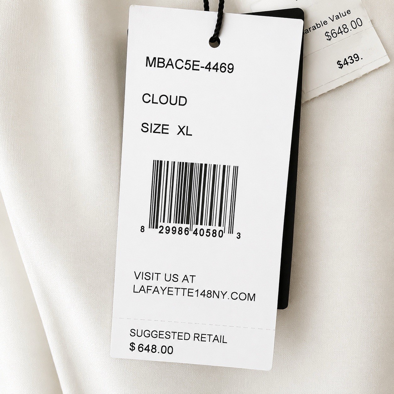 Lafayette 148 New York 100% Silk Blouse Size‎ XL