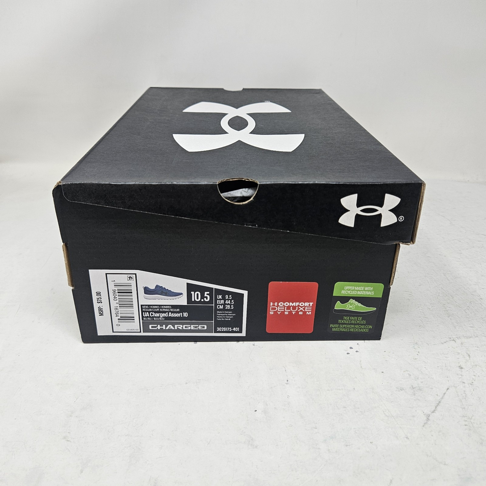 Men’s Under Armour Training UA Charged Assert 10 Shoes / 3026175 401 / Size 10.5