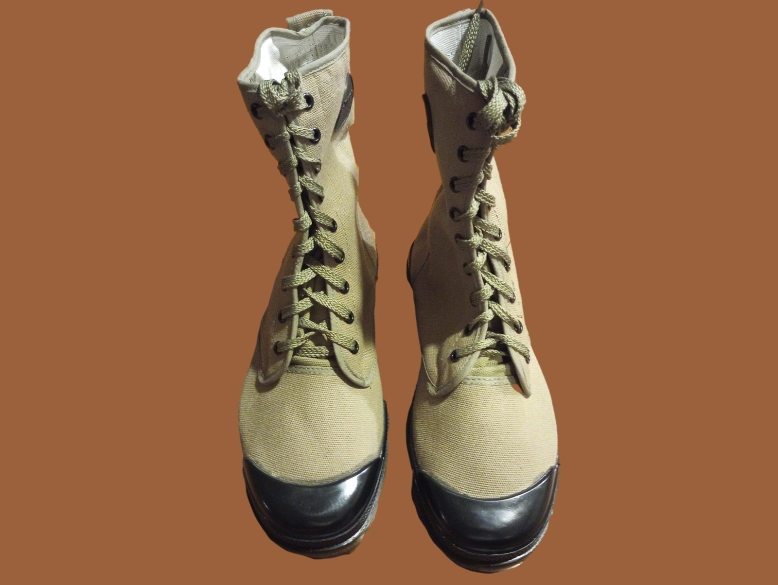 FRENCH STYLE JUNGLE COMBAT BOOT CANVAS COMMANDO SIZE 13