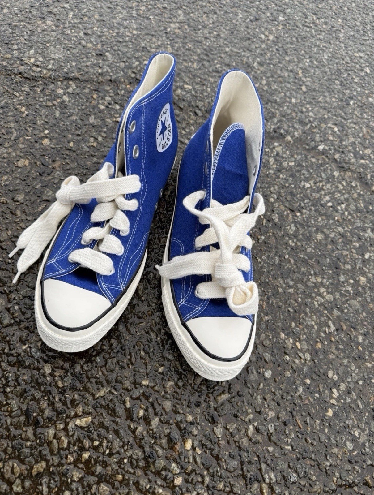 Blue sketch converse Two Rights Sz 12