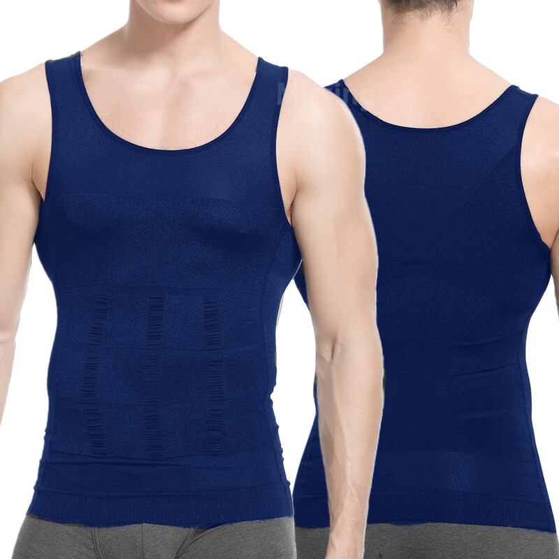 Men Gynecomastia Compression Shirt Chest Control Body Shaper Slim Vest Tank Top