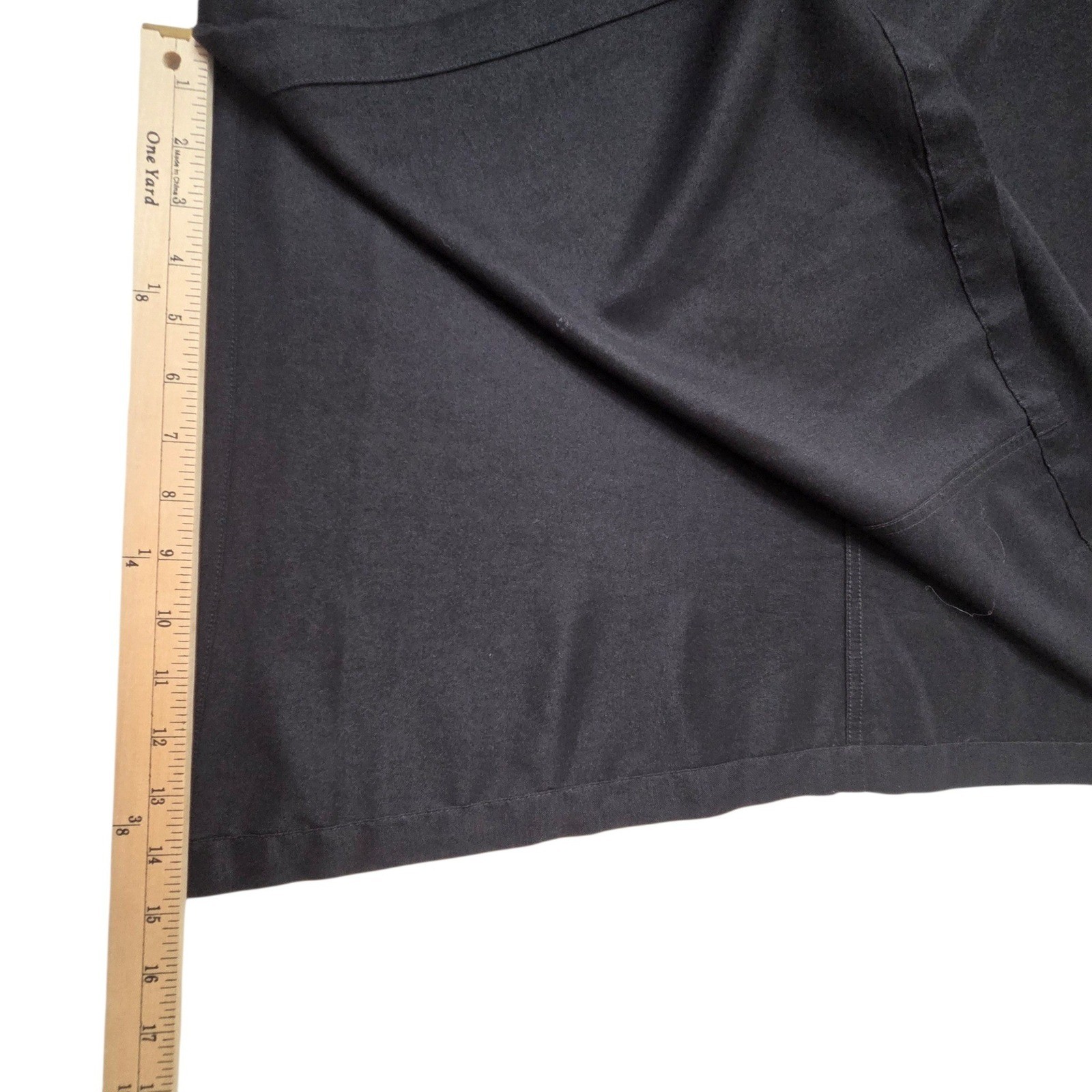 Vintage Womens 90s Black Pinafore Overall Jumper Dress 16W Minimalist
