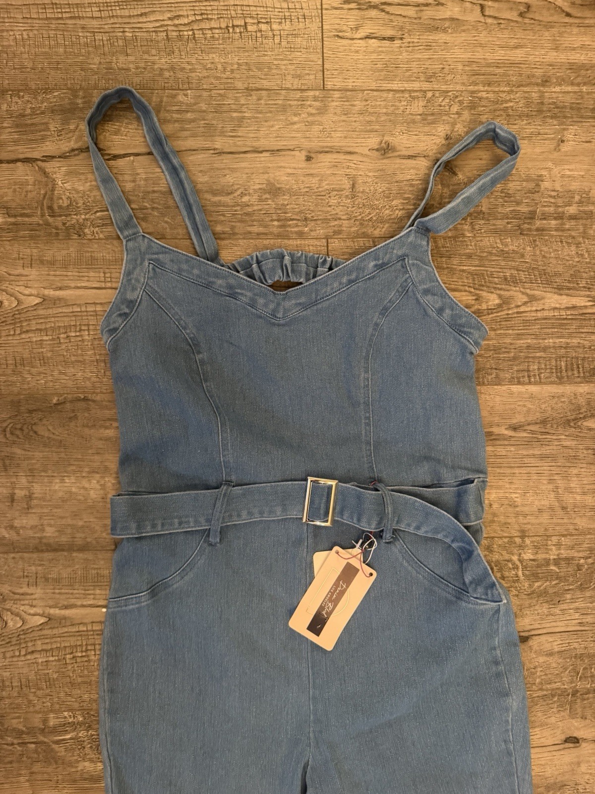 Demin Jean Jumpsuit Size m