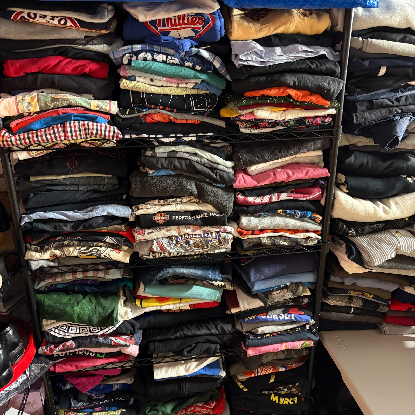 10 Piece Bulk Clothing Bundle Lot Mystery Box Random Used Logo Read Description
