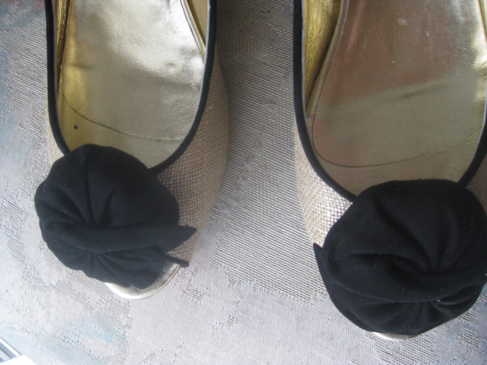 claudia ciuti shoes flats open toe new size 10.5 beige black
