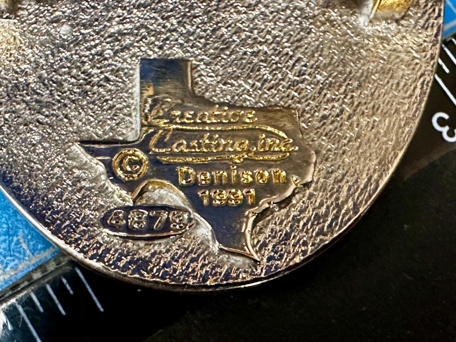 Commissioners Midfield Terminal Project Safety Award Commemorative Belt Buckle