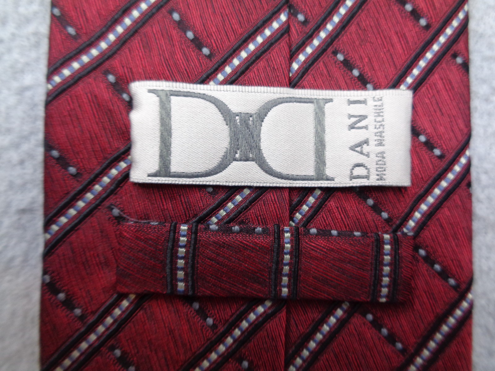 3 Excellent Men’s Ties Burgundy/Gray/Purple Made By Dani/David Taylor/Towncraft
