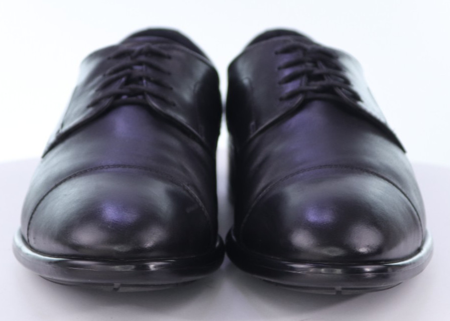 ECCO Citytray $170 Men’s Cap Toe Oxfords Dress Shoes Sz EU 46 US 12-12.5 Leather