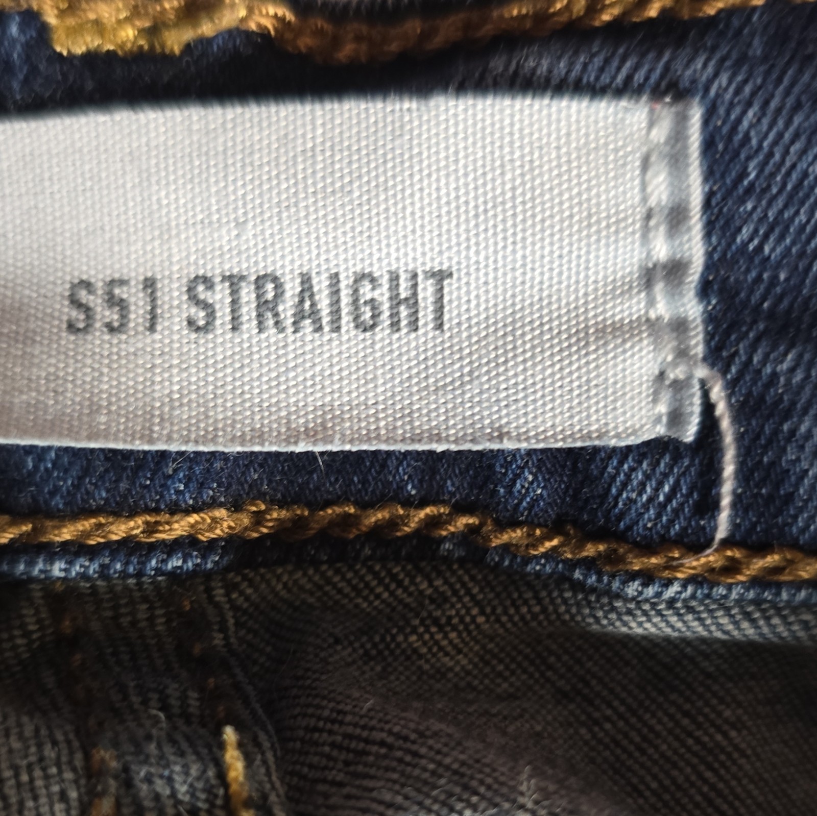 Signature by Levi Strauss & Co. Medium Wash Blue Straight Jeans Button