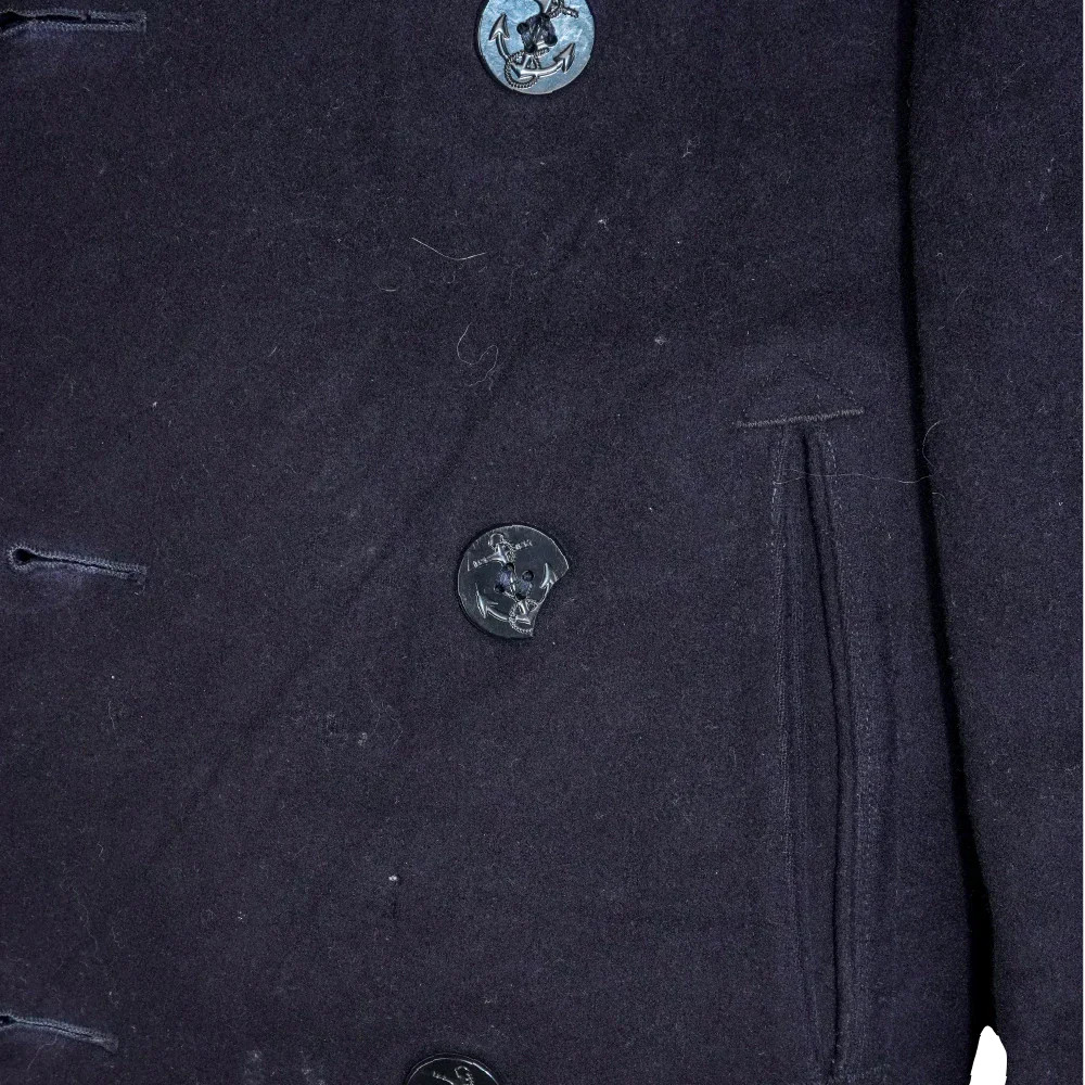 US Navy Wool Pea Coat – 36R, Small