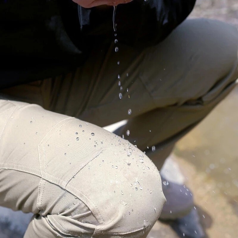 Men’s Tactical Cargo Pants Straight Fit Combat Work Trousers for Outdoor Hiking