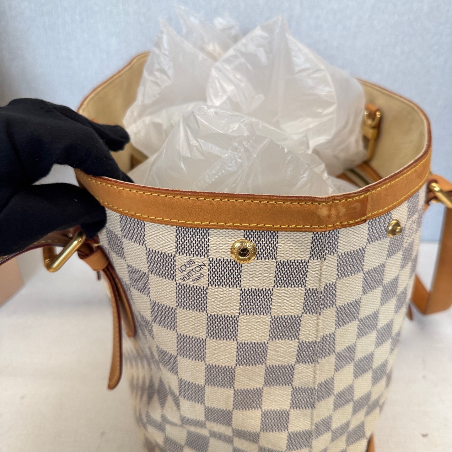 Louis Vuitton Pre-Owned Authentic Tote 35*29*17cm Free Tracked Shipping
