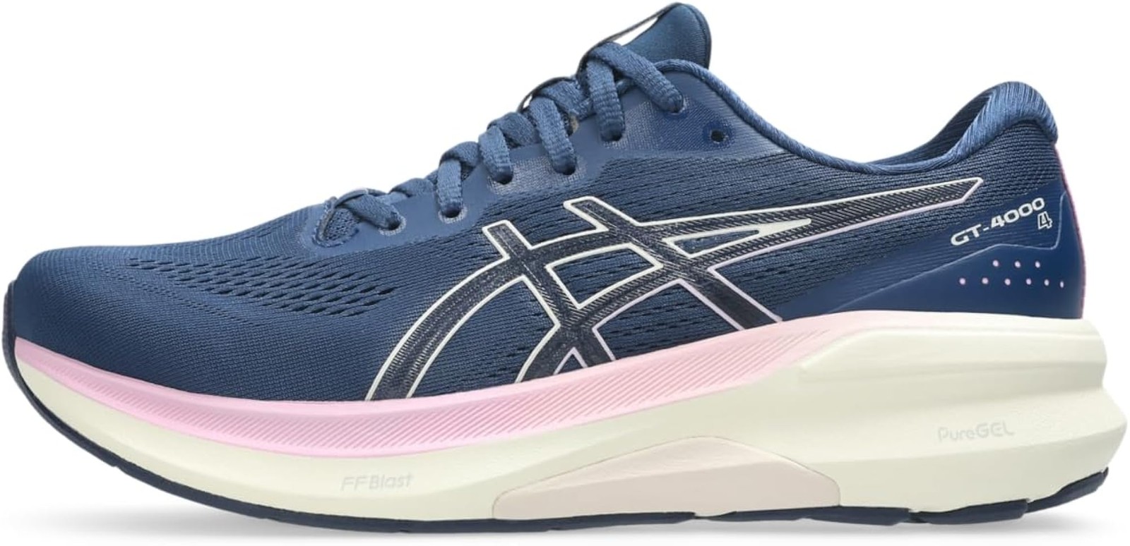 ASICS Women’s GT-4000 4 Running Shoes – Independence Blue/Hazy Lilac – 5.5
