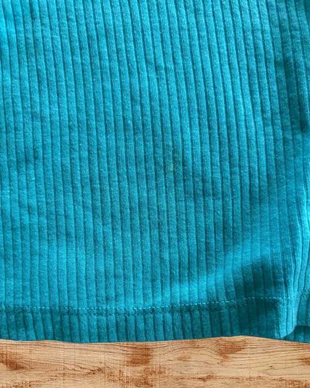 Cat & Jack 6-9M Blue Ribbed 2 Piece Baby Outfit Shirt & Shorts