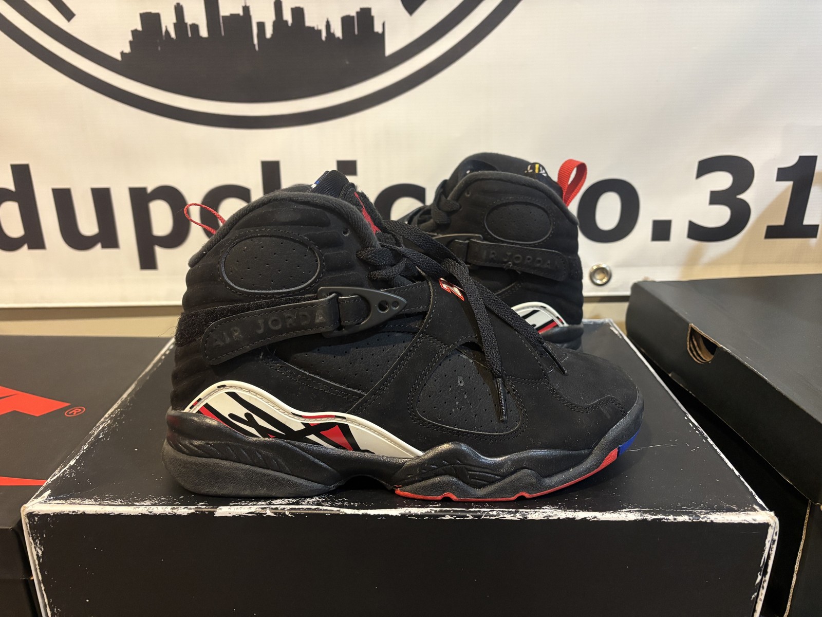 Size 5.5Y – Jordan 8 Retro Playoffs (2023) (GS) – Pre-Owned