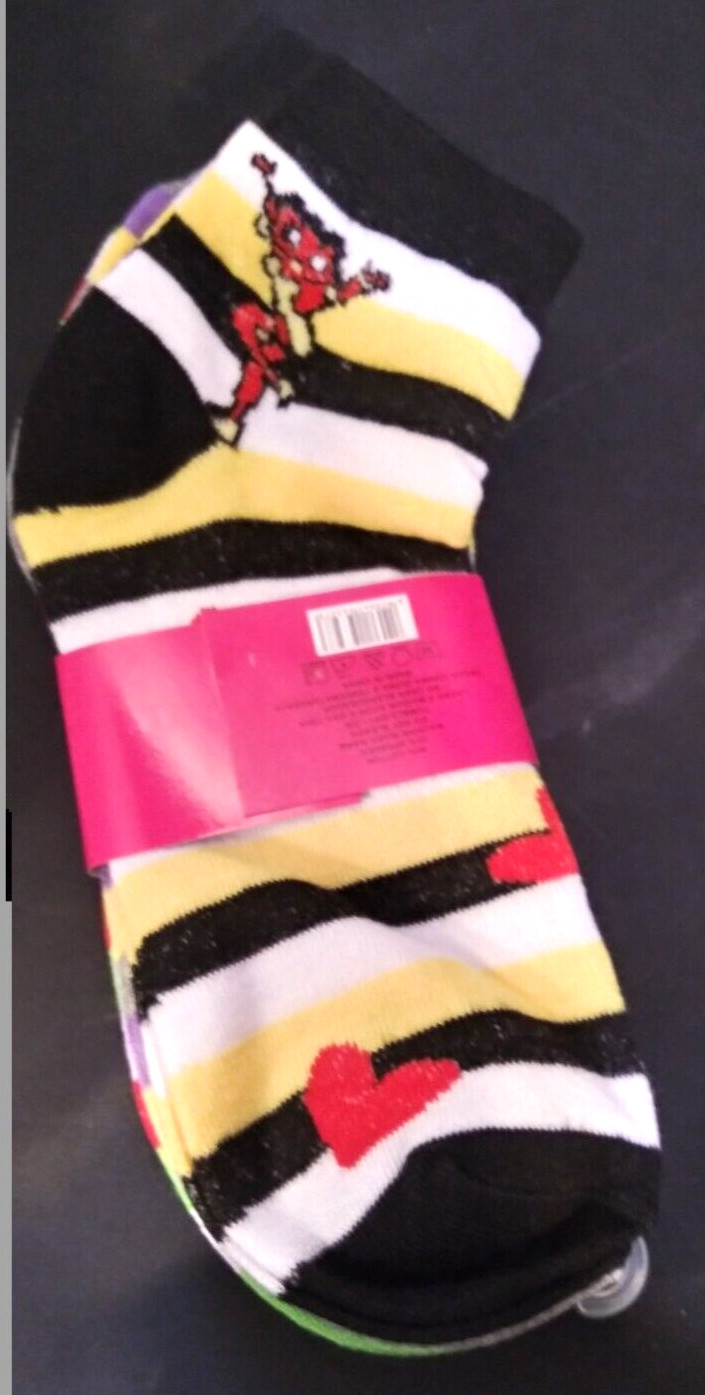 Ms. Socks, 12 Pack, Size 9-11, 80% Cotton 20% Spandex Betty Boop