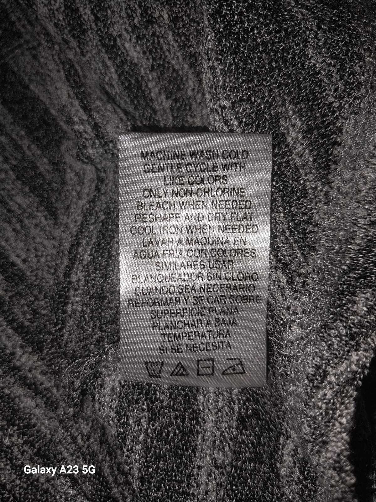 Olive and Oak Open Knit Sweater Womens Size L Marled Gray Lightweight Sheer