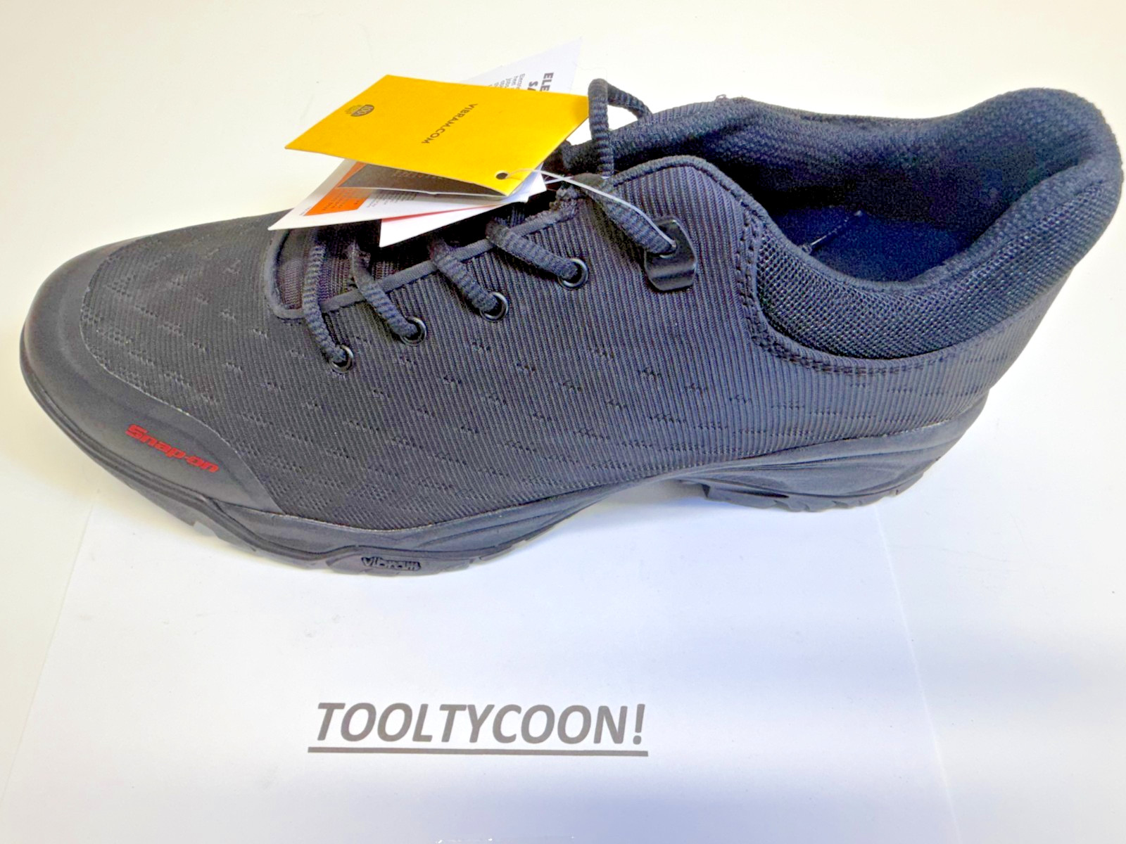 SNAP-ON Tools NEW Throttle Lace Up Shop Shoes BLACK US13 MENS