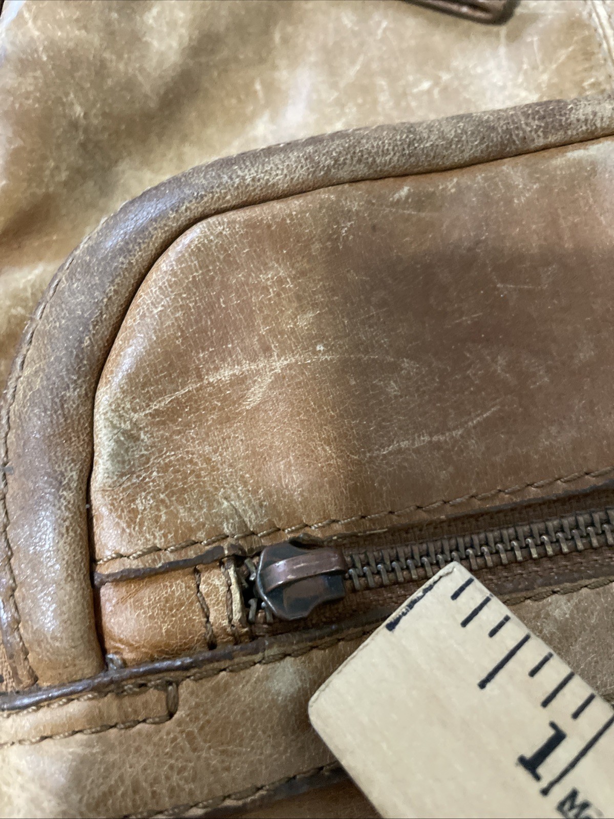 Rawlings Rugged Brown Leather Backpack – USED – Distressed