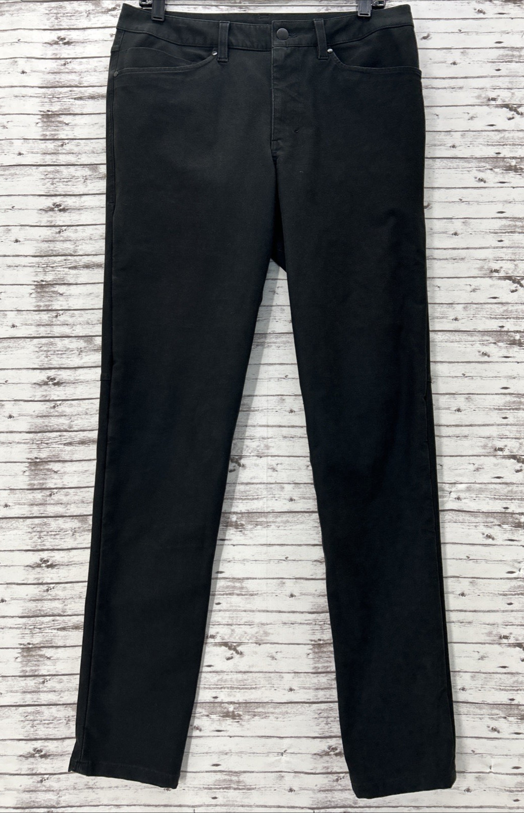 Lululemon ABC Utilitech Pants Mens 31×32 Black Slim Abrasion Resistant LM5ABOS