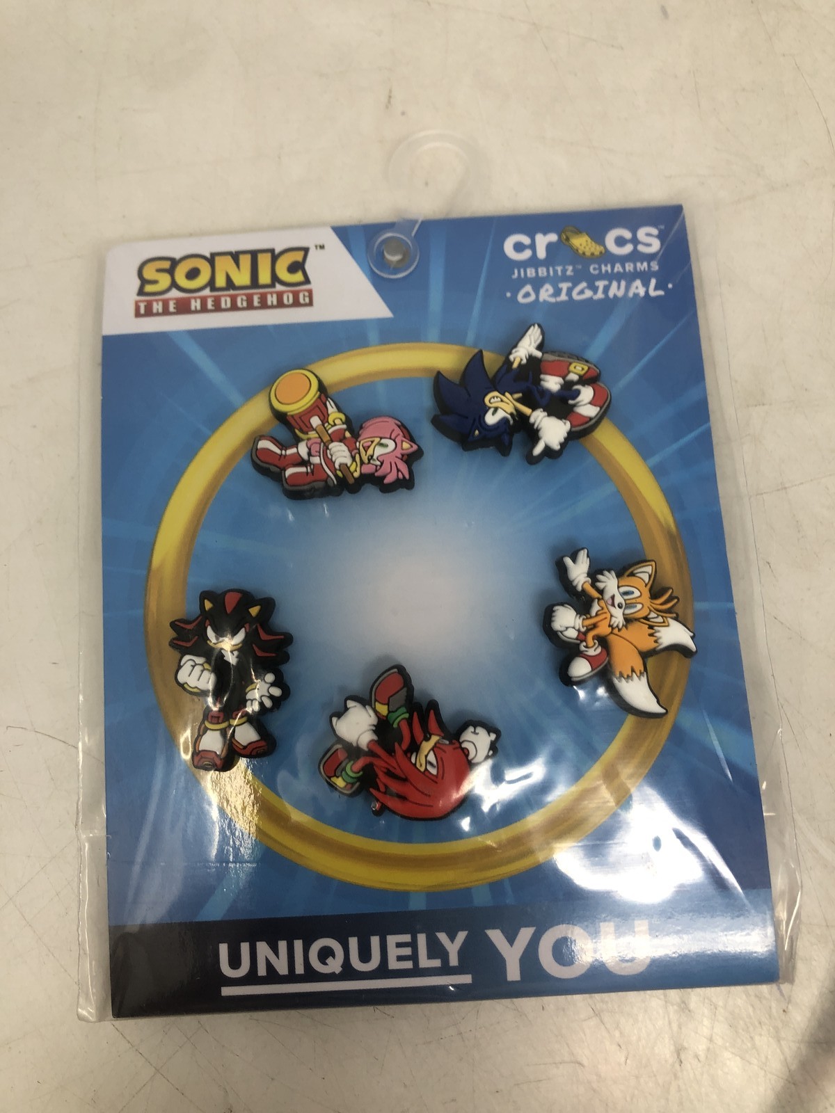 Crocs Jibbitz Charms Shoe Sonic The Hedgehog 5-Piece Set
