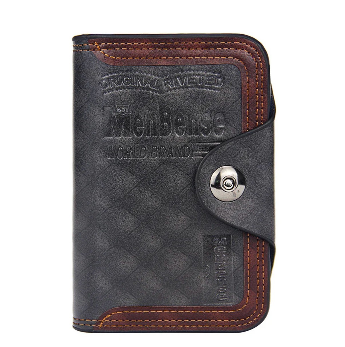 Menbense Premium Men’s Wallet,Magnetic buckle