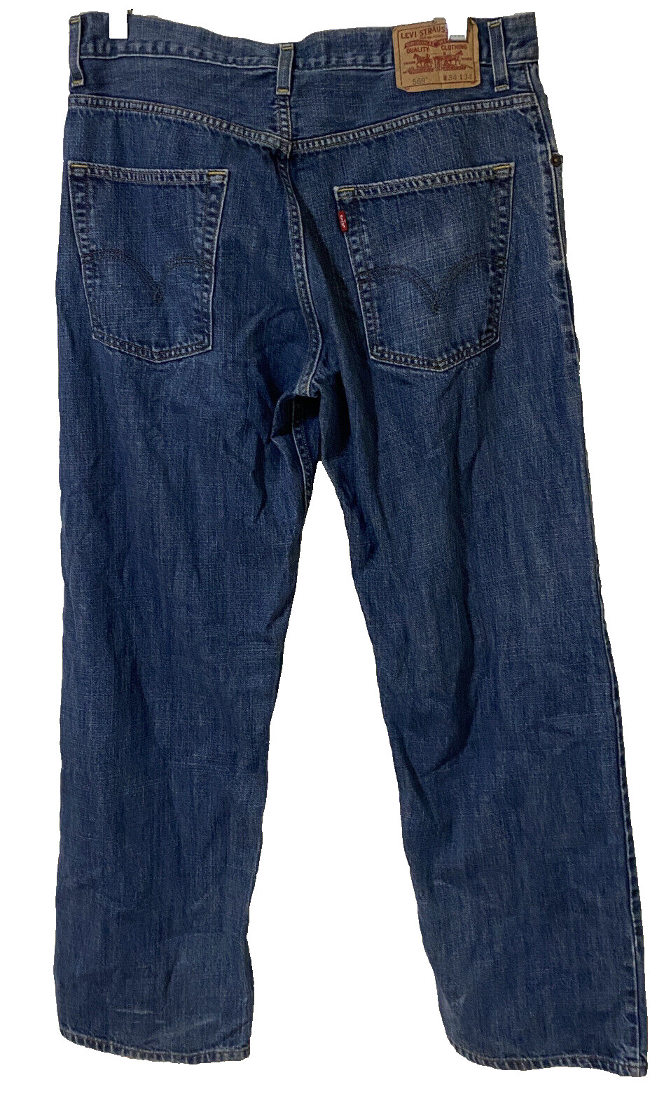 Levi’s 569 Loose Straight Men’s Blue Denim Jeans Size 34″ x 32″