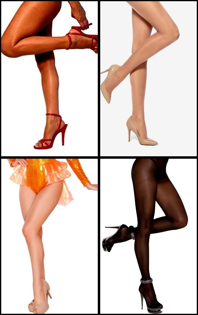 Tamara Pantyhose Pick Color B C D Tall 2XL 3XL Hooters Uniform Sheer Seamless