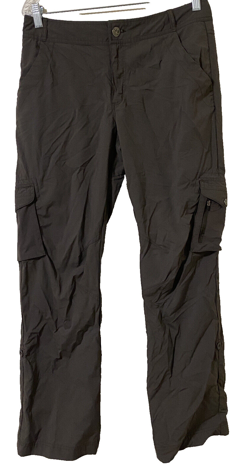 REI Women’s Lightweight UPF 50+ Dark Khaki Cargo Hiking Pants 34″ x 30″