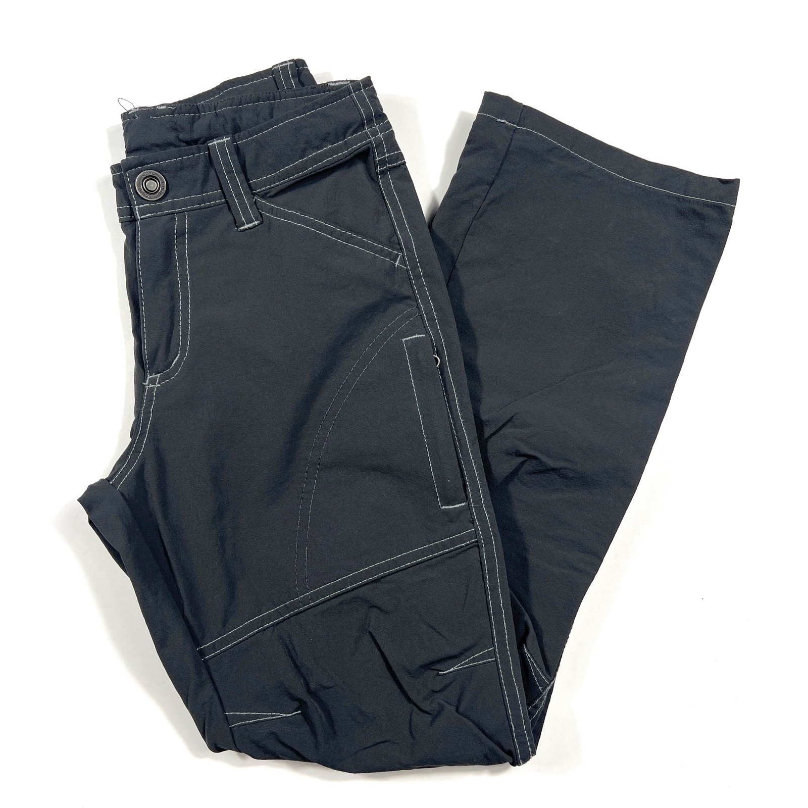 Kuhl Boys Renegade Pant Small 6-7 Carbon Dark Gray Hiking Outdoor Gorpcore NWOT