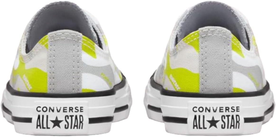 Converse Youth Chuck Taylor All Star Camo Ox White/Ash Stone/Lime Twist
