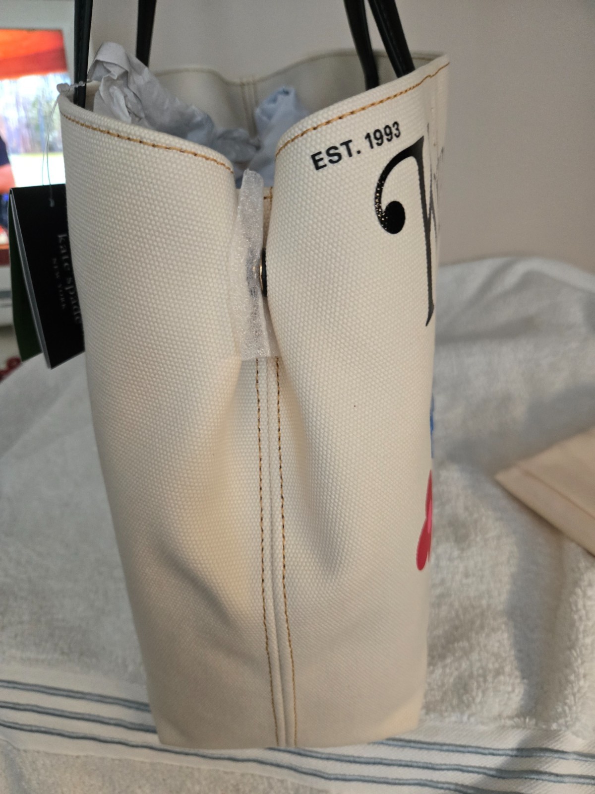 Kate Spade New York Fresh Picks Canvas Tote Bag Retail $298