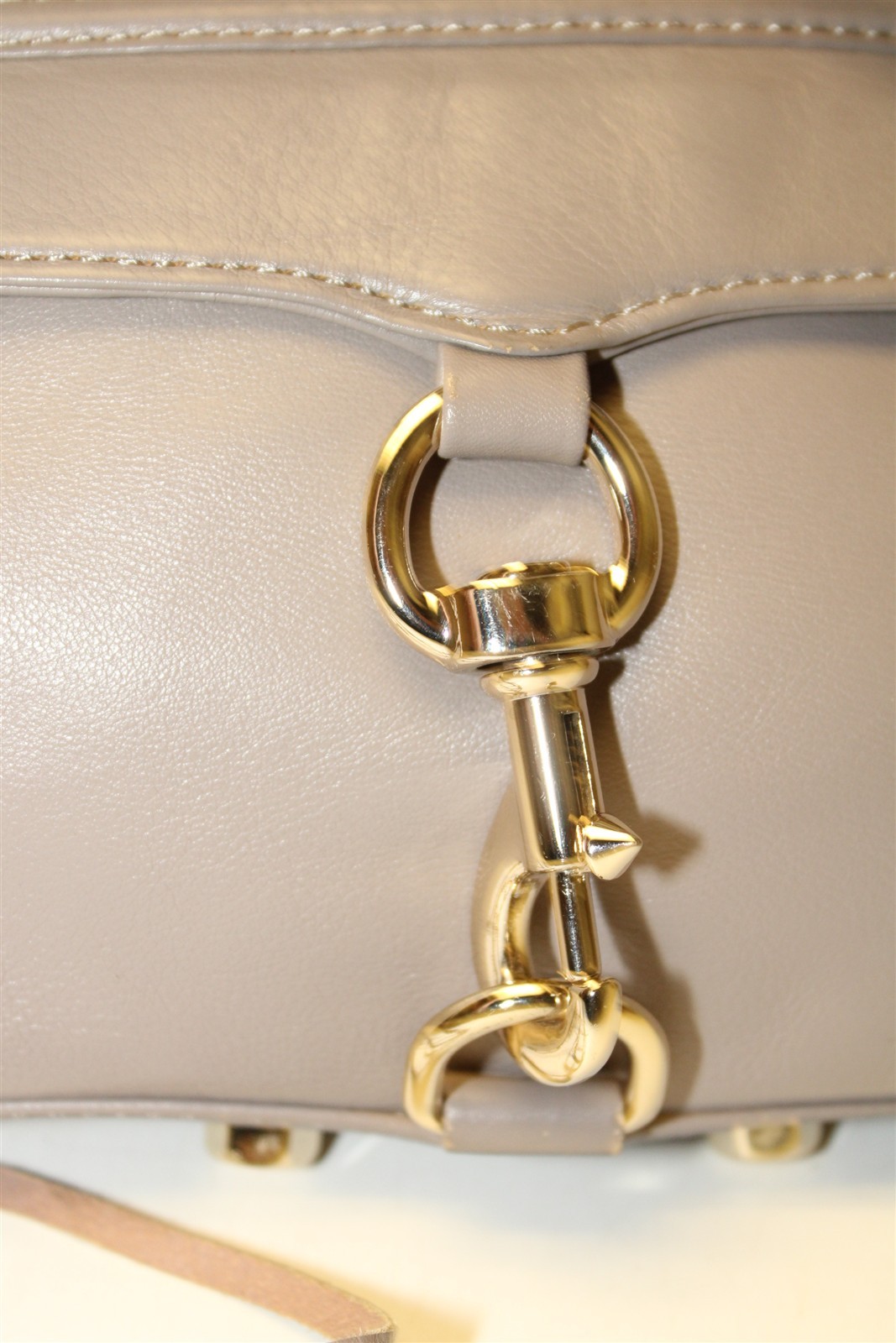 Rebecca Minkoff Mini MAC Convertible Crossbody Bag Leather Shoulder Satchel