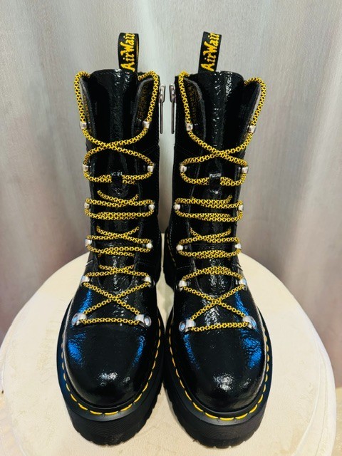 Dr. Martens Jaden Max Platform Boots Goodyear Laces Womens Size 8