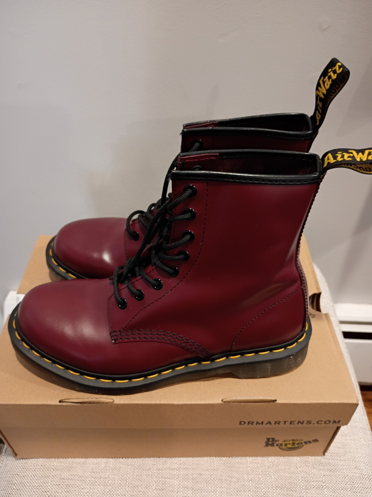 Dr. Martens 1460 Smooth Leather Lace Up Boot
