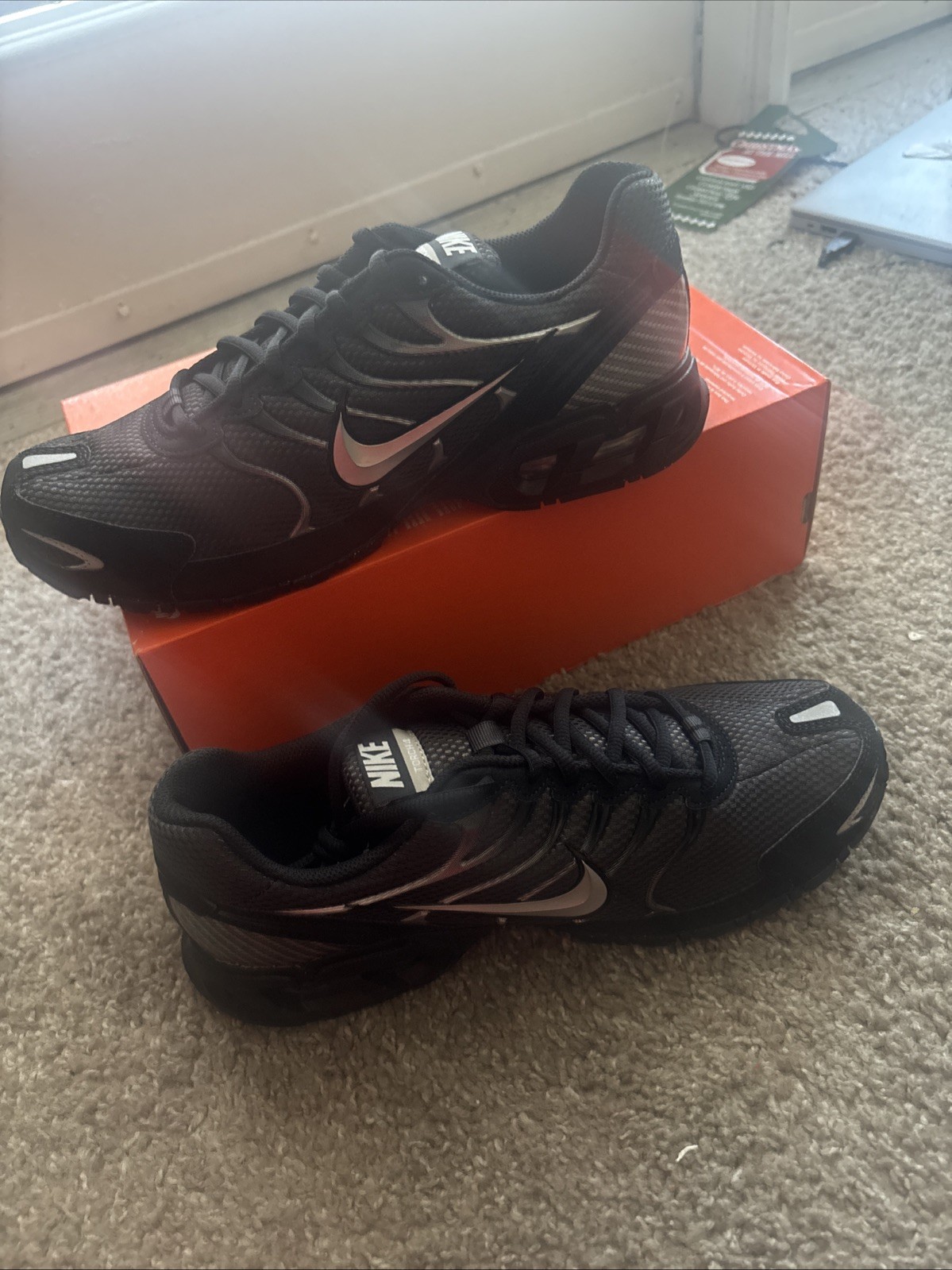 Nike Air Max Torch 4 Anthracite Metallic Silver Black 343846-002 Men’s Size 10