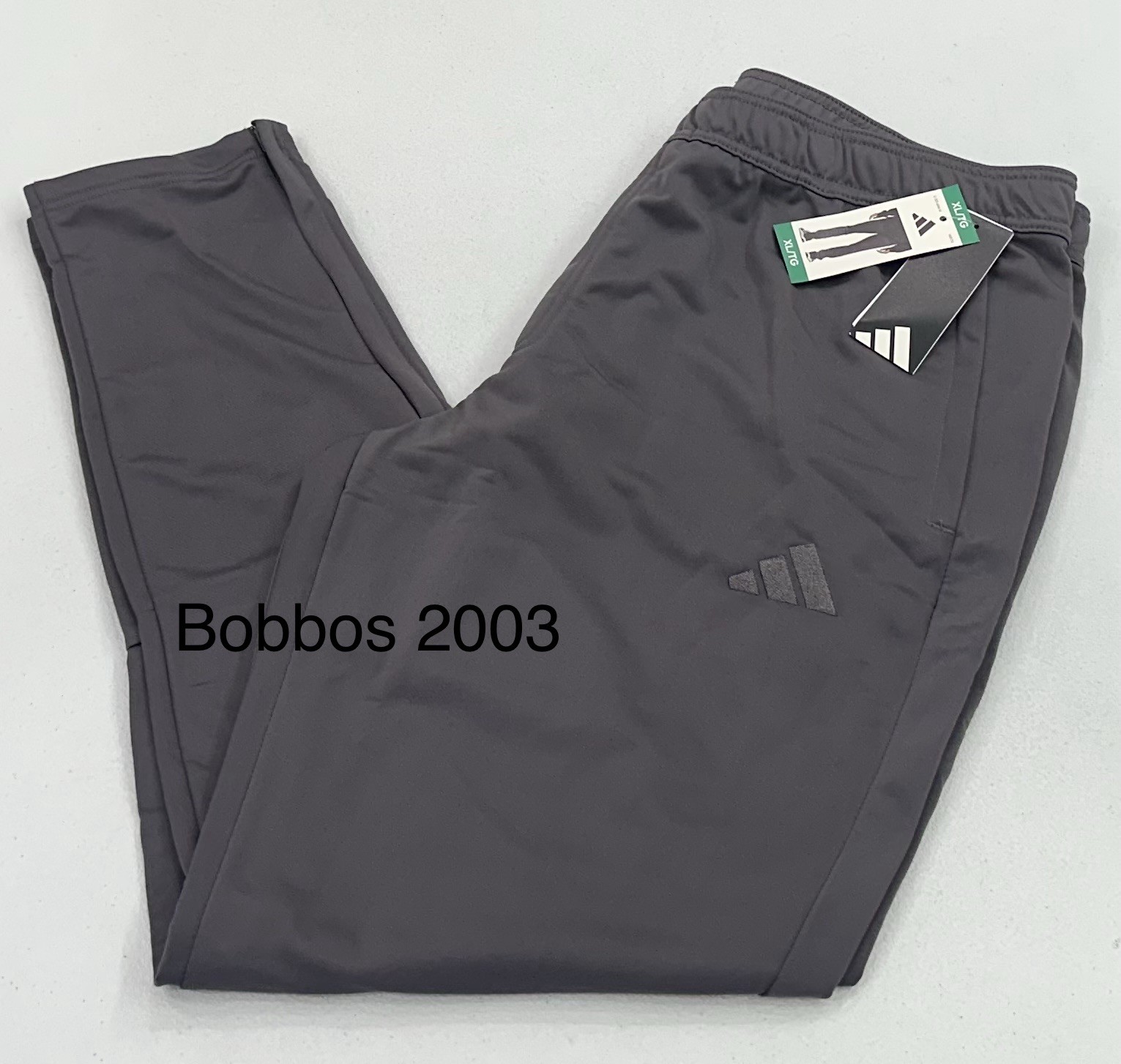 Adidas Men’s Tricot Pants, Gray, Size XL