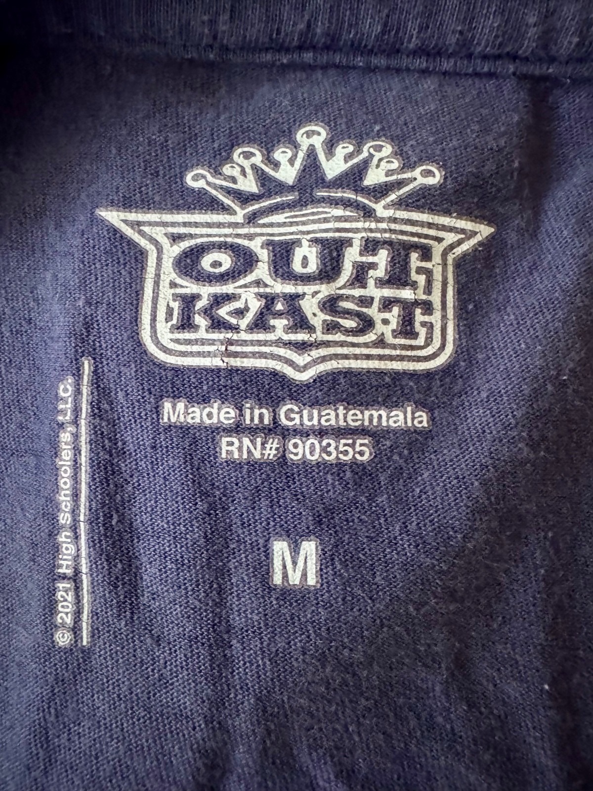 Blue Outkast Stankonia rap t-shirt short sleeve Andre 3000 Big Boi men size M