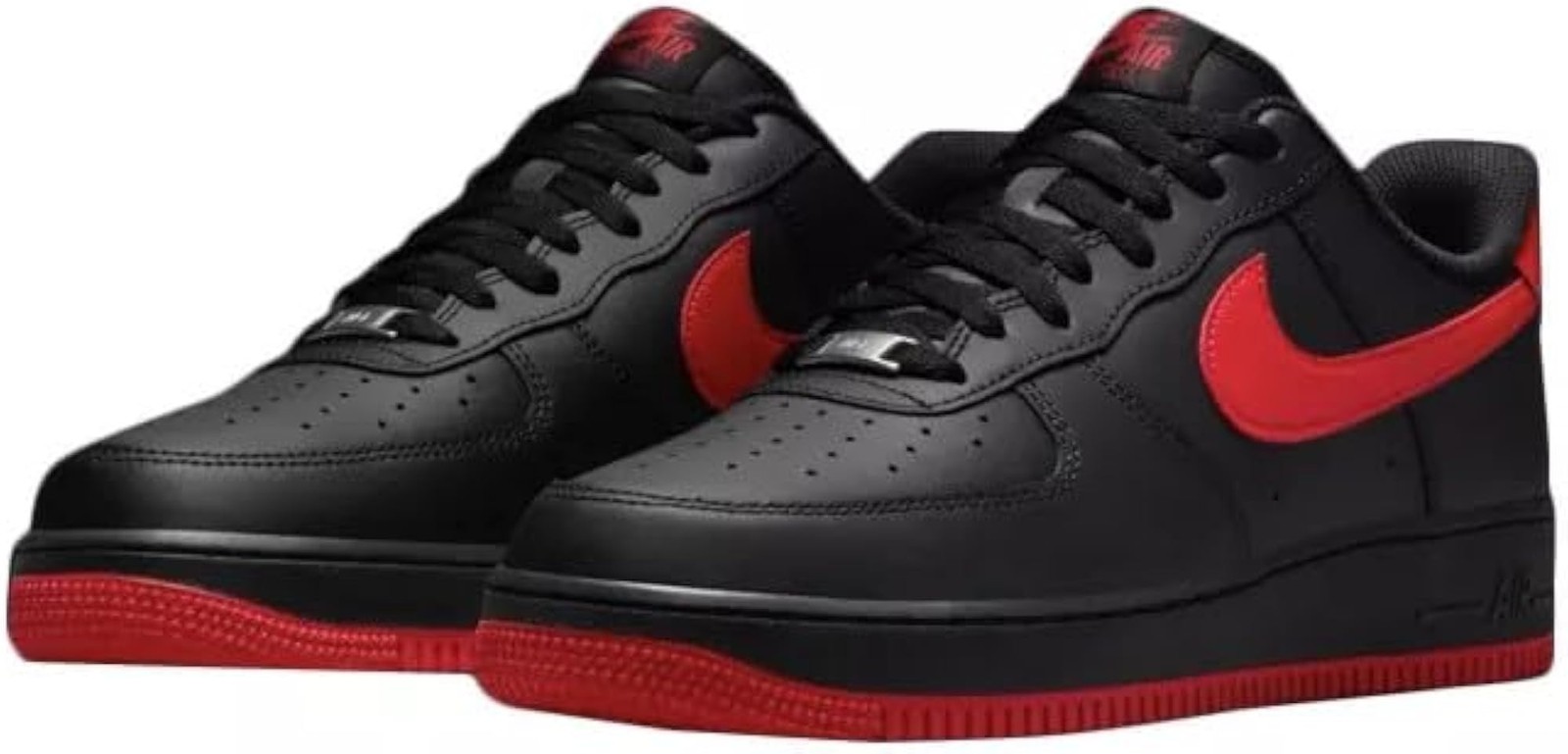 Nike Air Force 1 – Black/University Red/Black – 08.0