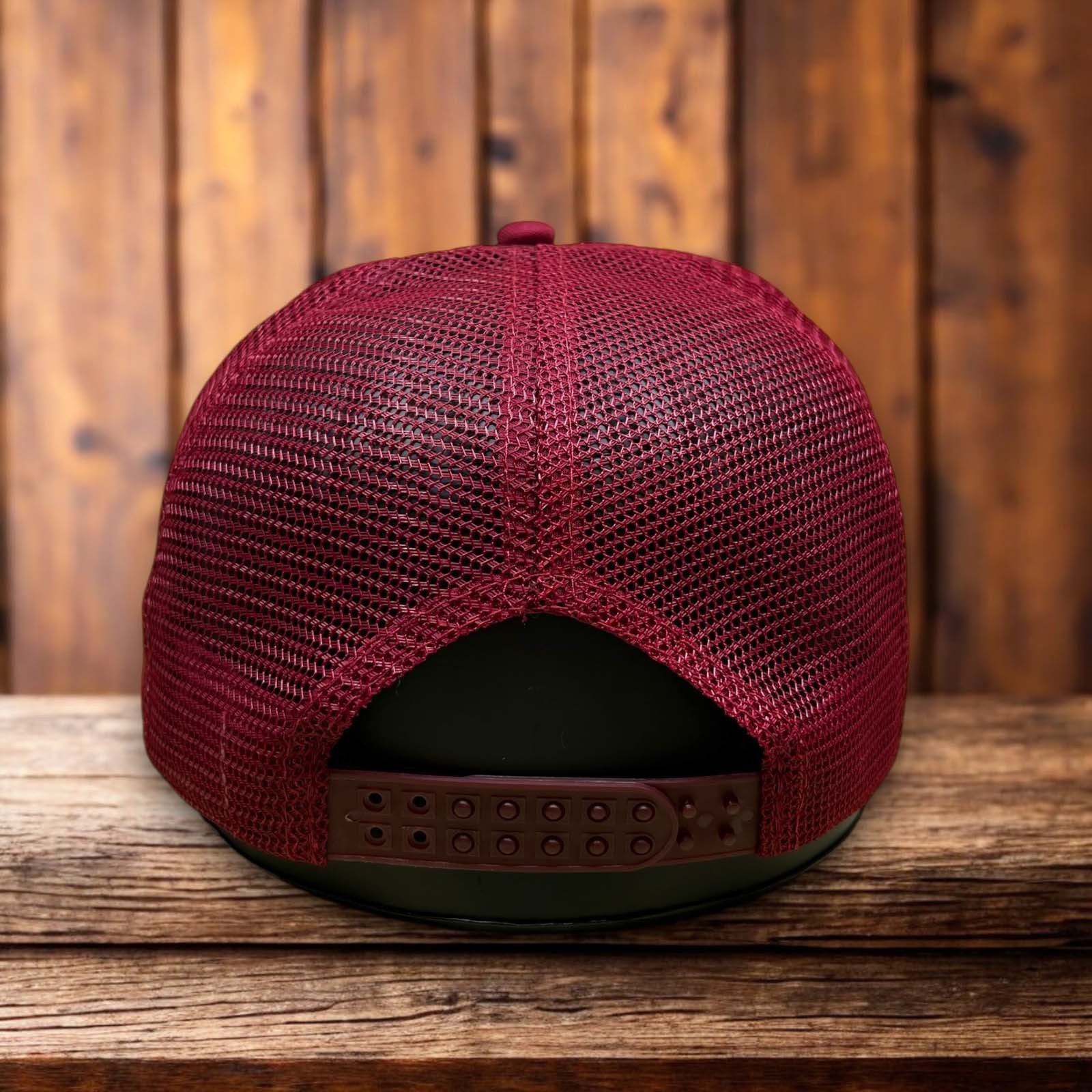 I Was Narcanned At The Cheesecake Factory Unisex Trucker Hat Maroon Funny Meme