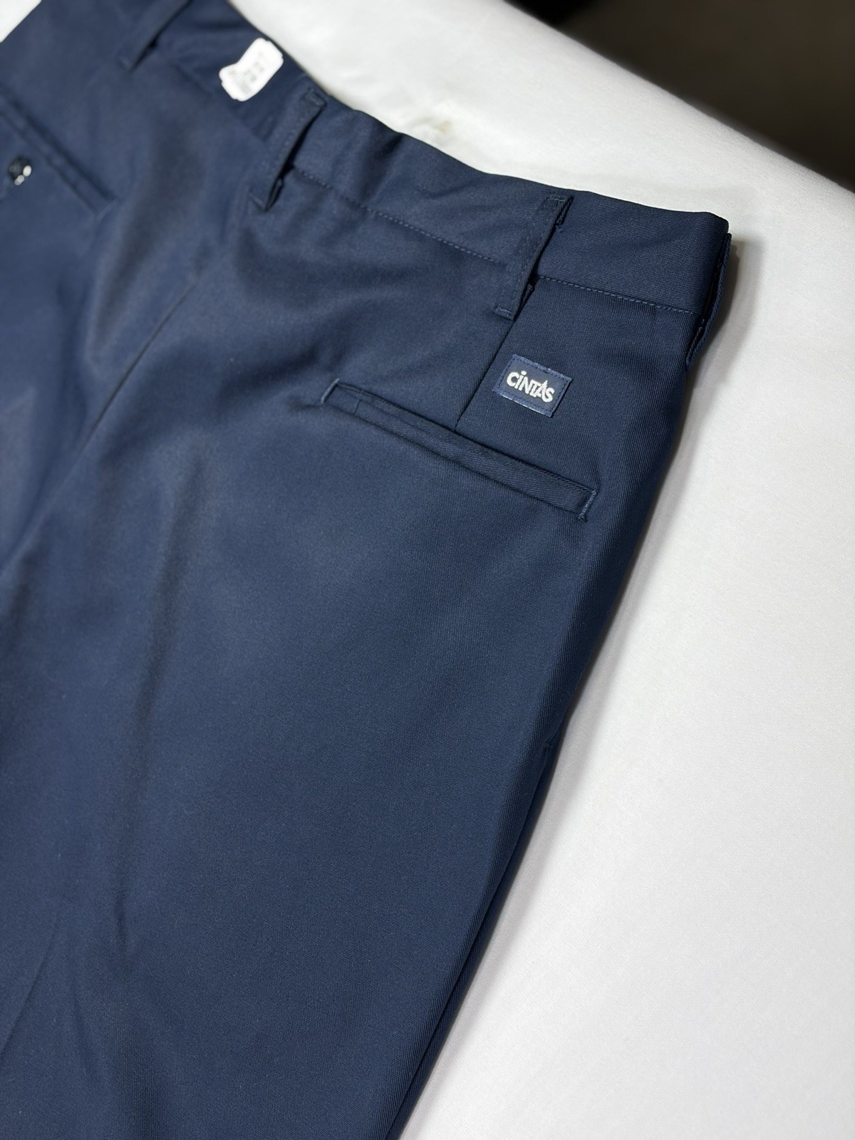 Cintas Comfort Flex Work Pants Size 34 Navy #865-20 Very Comfortable 4 Pockets
