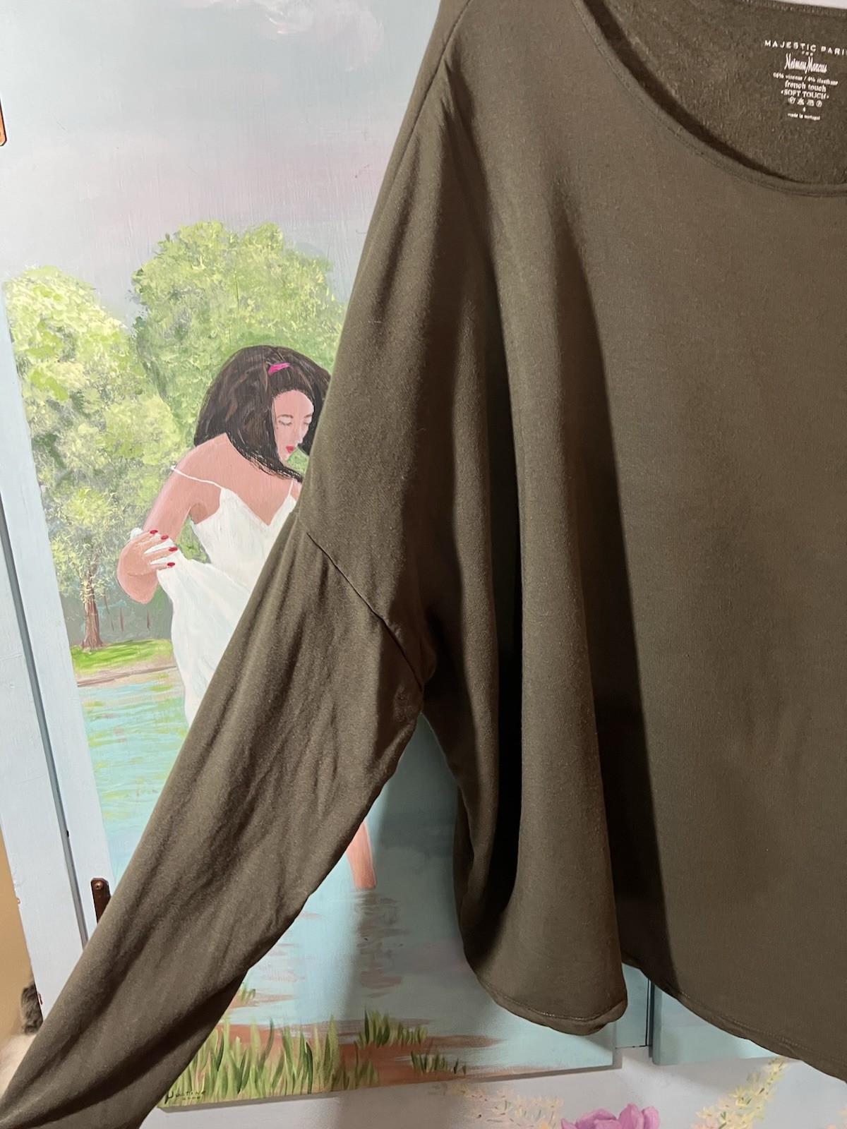 Majestic Paris for Neiman Marcus Extrafine Superwashed Soft Touch Top Size 5