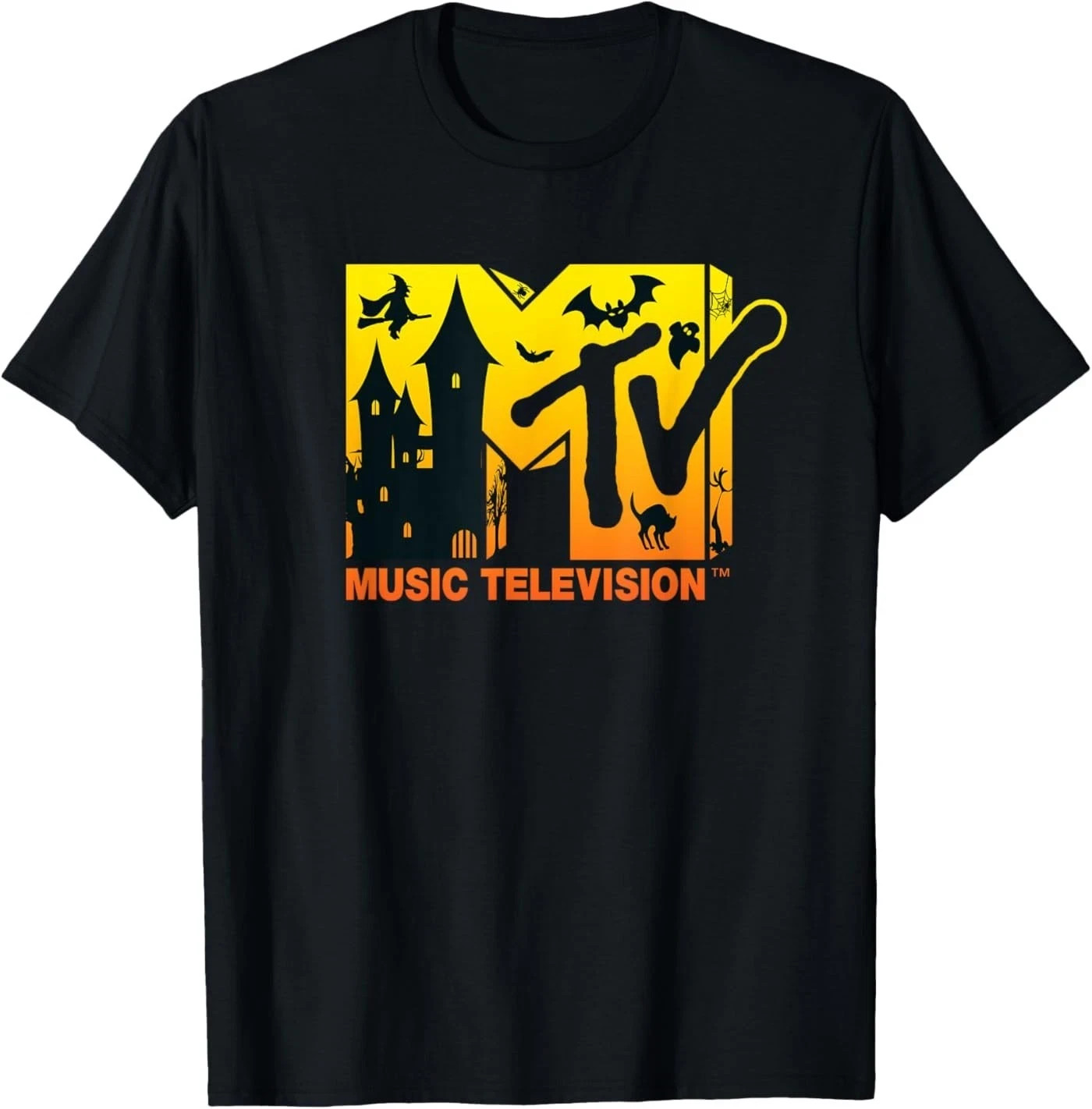 Mademark x MTV – Music Television Halloween Theme Logo Design T-Shirt