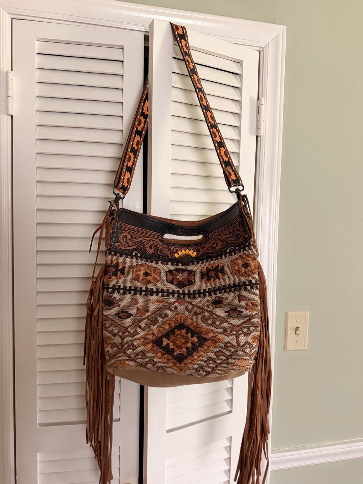 Myra Fringe Boho Crossbody