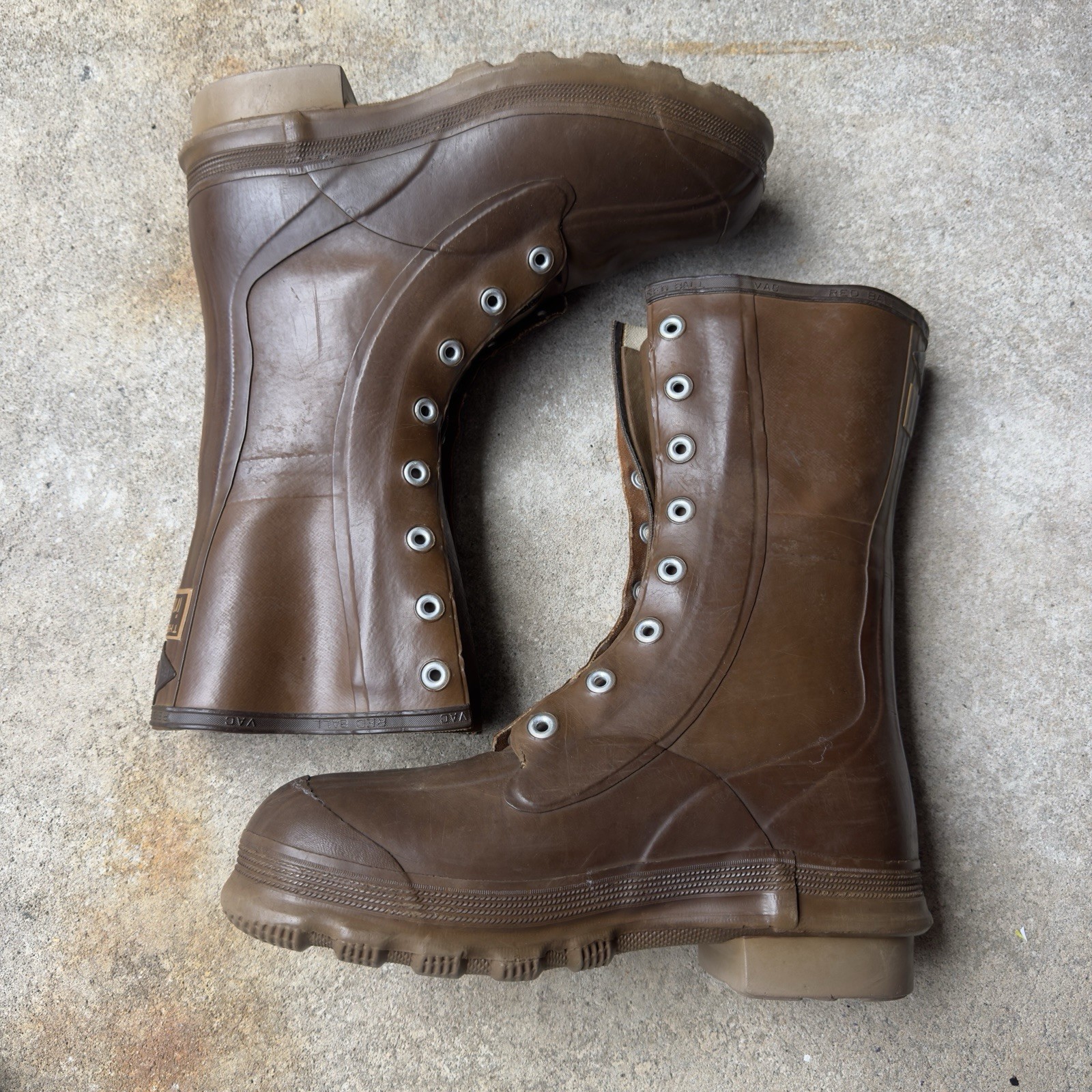 Vintage Ball Band Thermo Ply Insulated Rubber Boots Rain Hunting Mens 11” Long