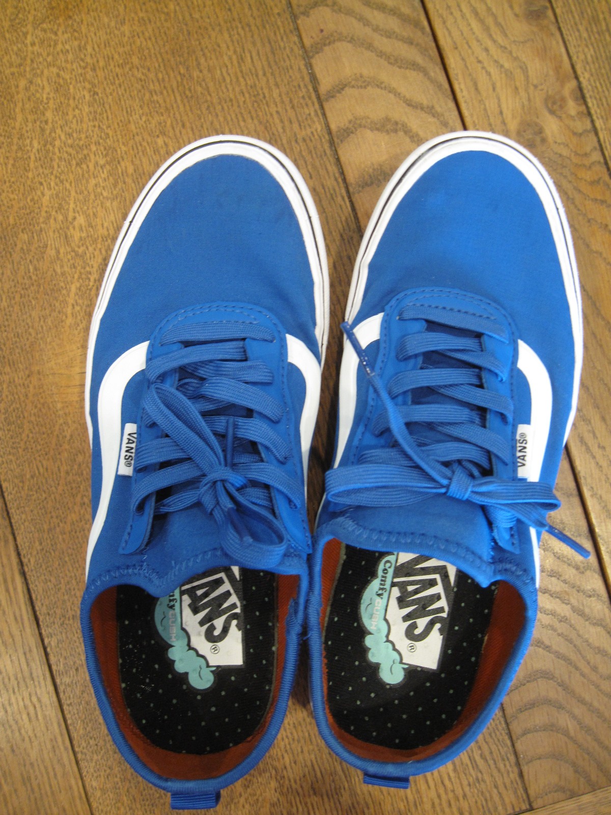 Vans Royal-Blue ComfyCush size men 6.5 women 8