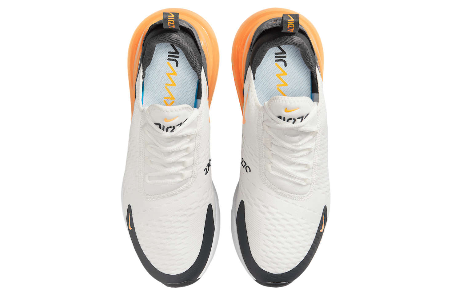 Nike Air Max 270 Summit White Laser Orange Black AH8050-114 Men’s