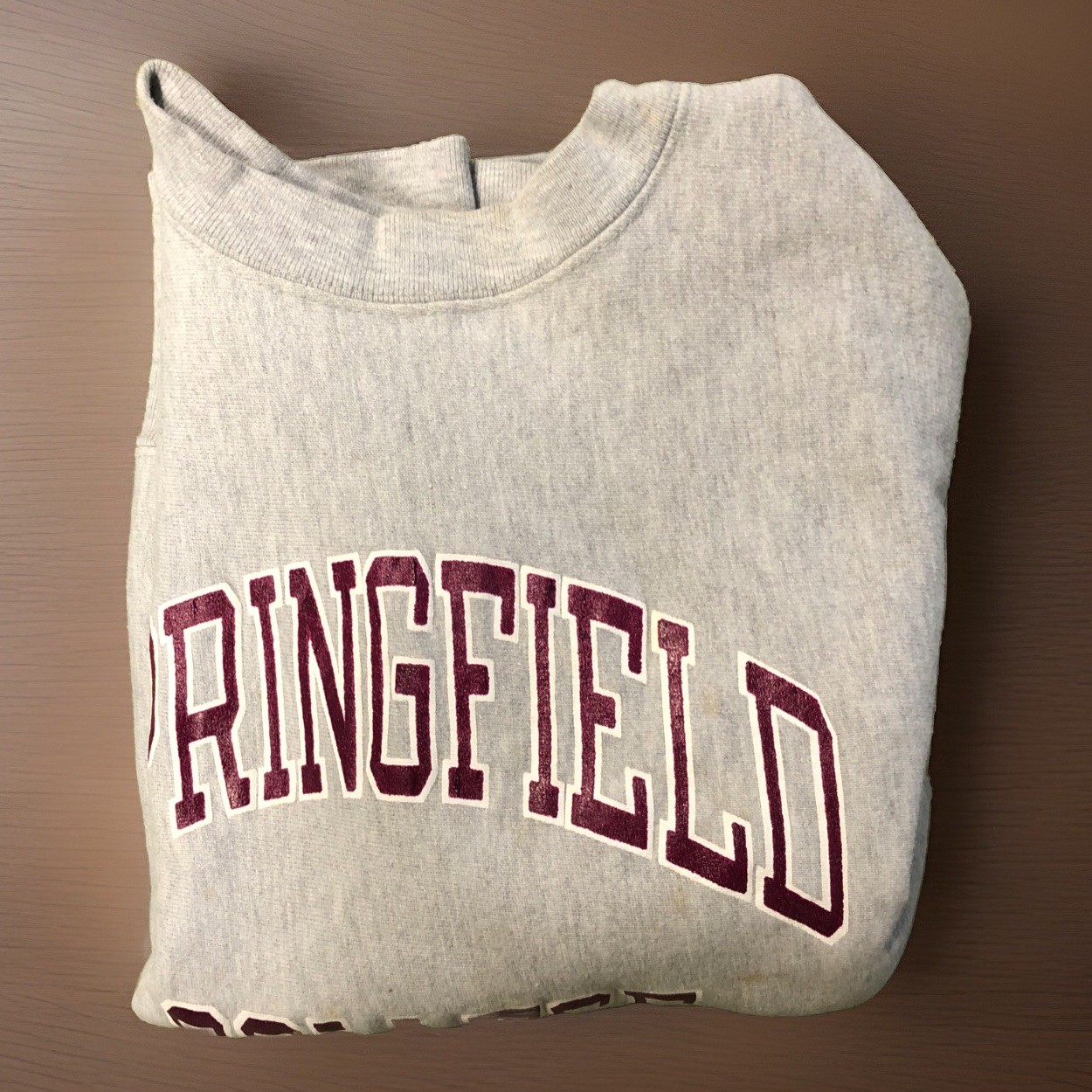 Vtg Champion USA Reverse Weave Springfield College Crew Neck Sweatshirt Sz S